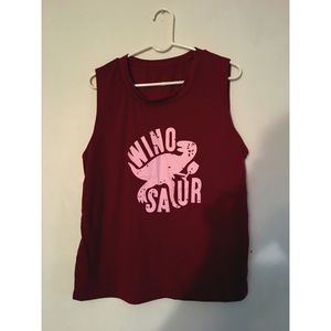 MAROON “WINO SAUR” TANK